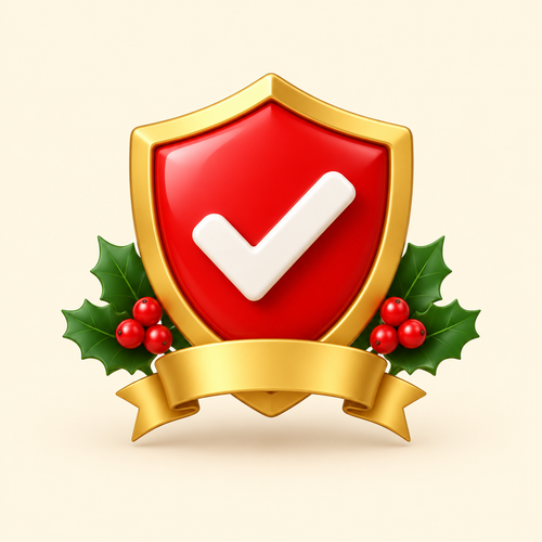 30-day guarantee add-on icon: red shield with a white checkmark